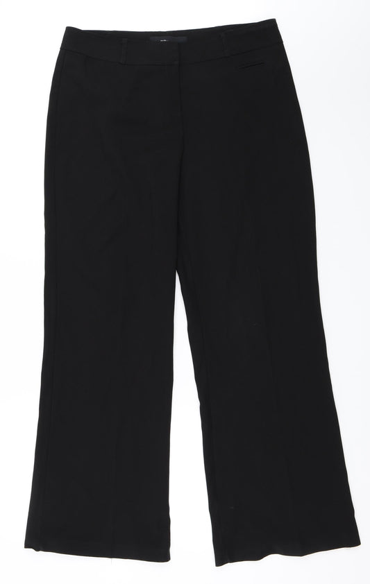 Womens UK Size 14 Evie Regular Fit  Black Trousers
