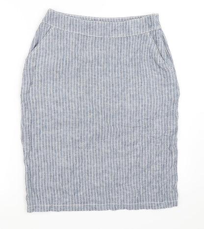Bonmarché Womens Blue   Straight & Pencil Skirt Size 10