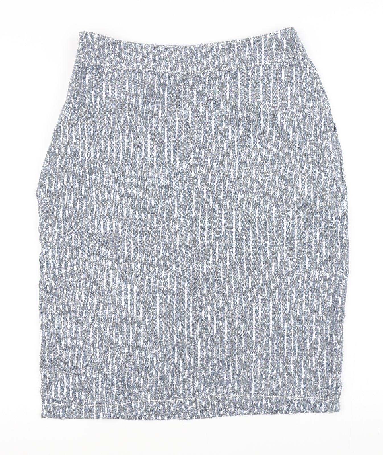 Bonmarché Womens Blue   Straight & Pencil Skirt Size 10