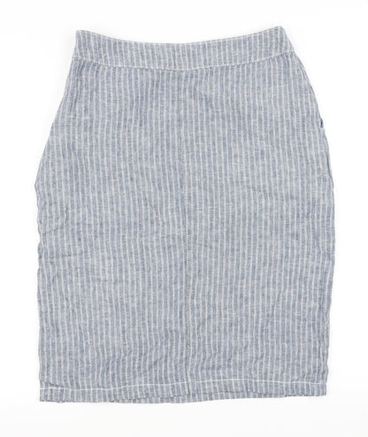 Bonmarché Womens Blue   Straight & Pencil Skirt Size 10
