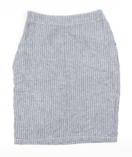 Bonmarché Womens Blue   Straight & Pencil Skirt Size 10