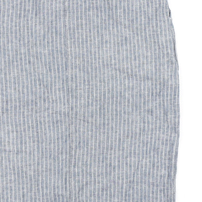 Bonmarché Womens Blue   Straight & Pencil Skirt Size 10