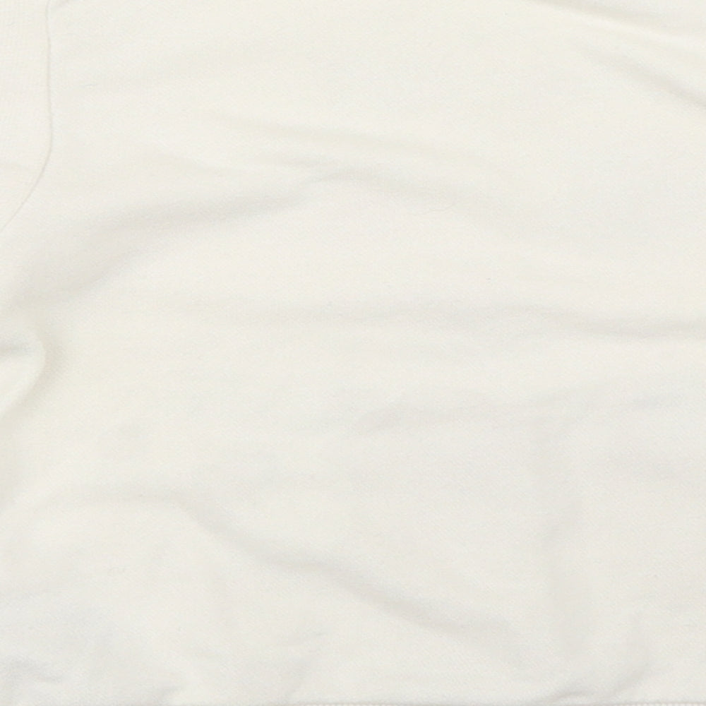 H&M Girls Ivory   Pullover Sweatshirt Size 4-5 Years