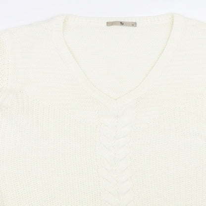 Tu Womens Ivory   Pullover Jumper Size 12