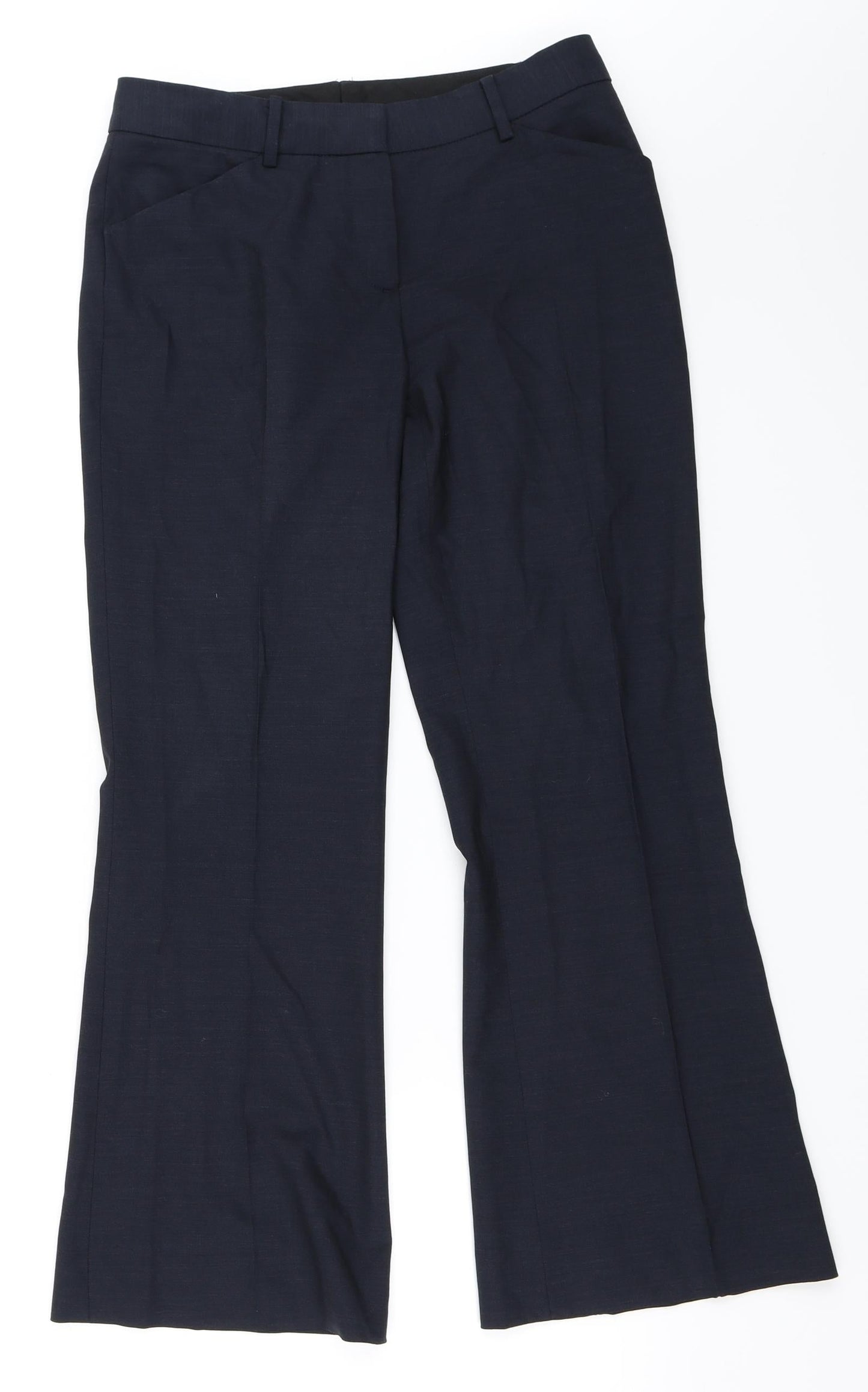 Womens UK Size 8 Preworn Regular Fit  Blue Trousers