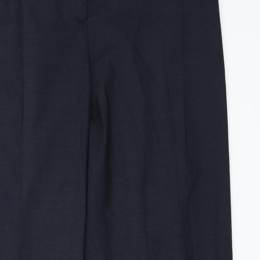 Womens UK Size 8 Preworn Regular Fit  Blue Trousers