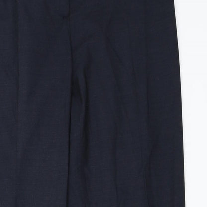 Womens UK Size 8 Preworn Regular Fit  Blue Trousers