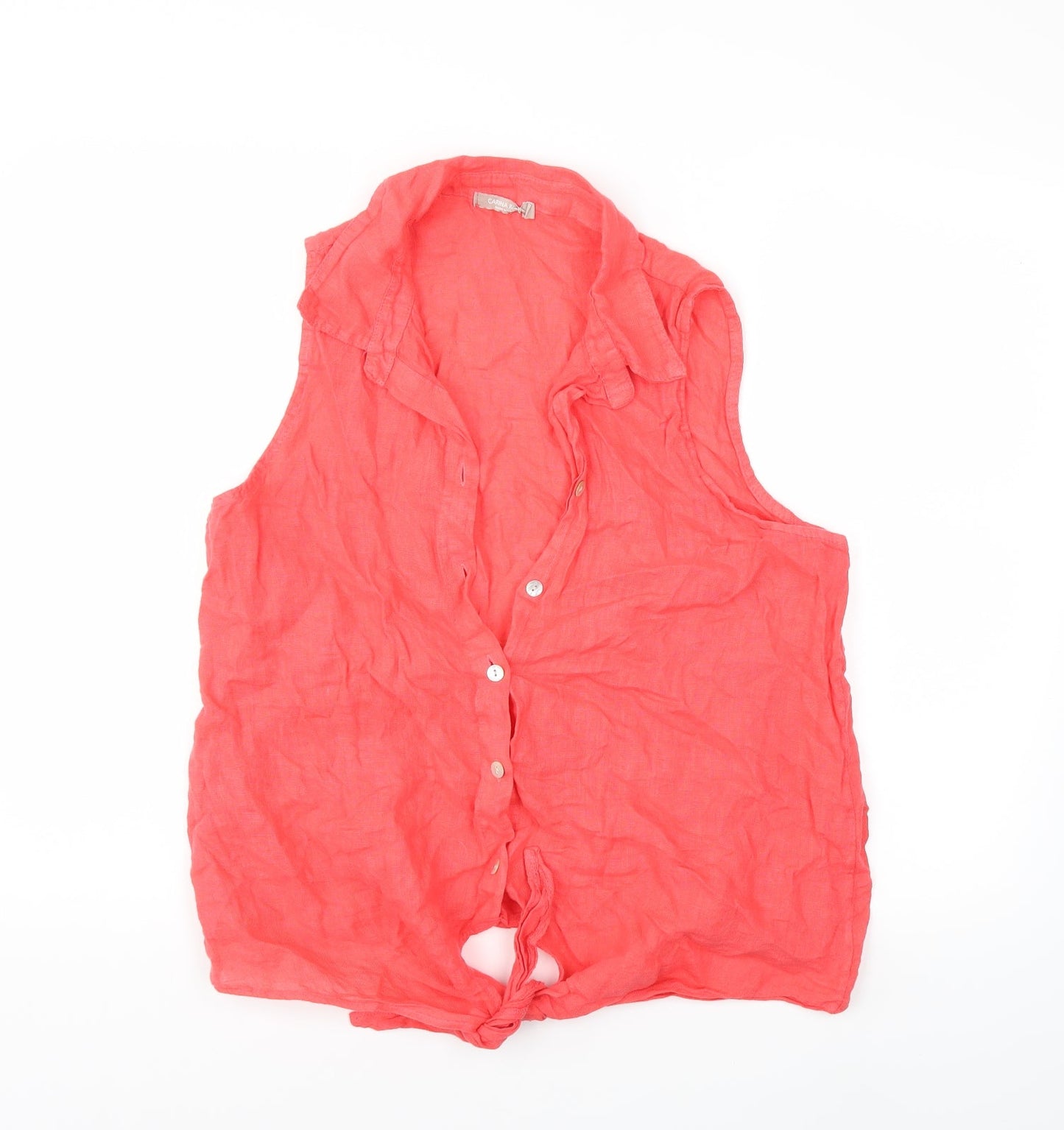 Carnival Womens Pink   Basic Blouse Size L