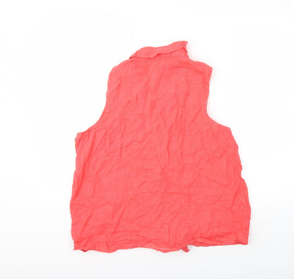 Carnival Womens Pink   Basic Blouse Size L