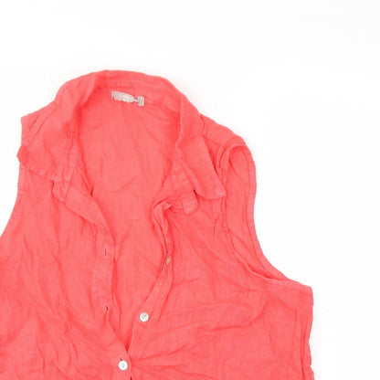 Carnival Womens Pink   Basic Blouse Size L