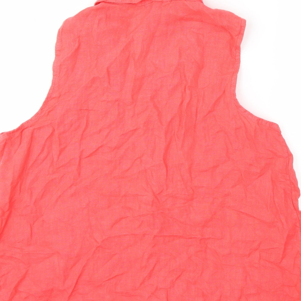 Carnival Womens Pink   Basic Blouse Size L