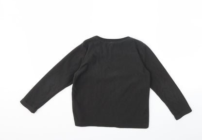 Primark Boys Grey  Fleece Pullover Sweatshirt Size 5-6 Years