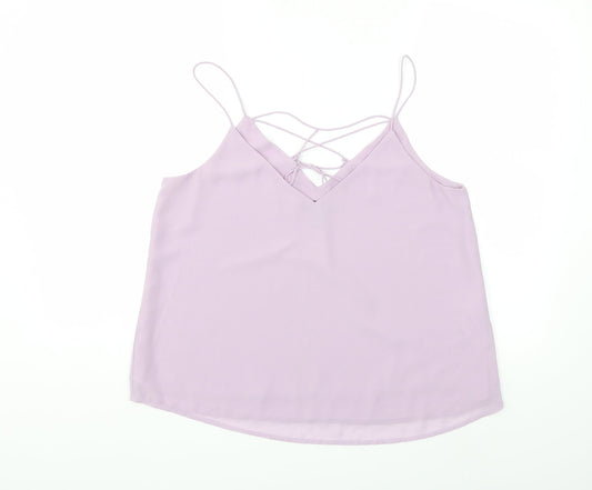 New Look Womens Pink   Basic Tank Size 12