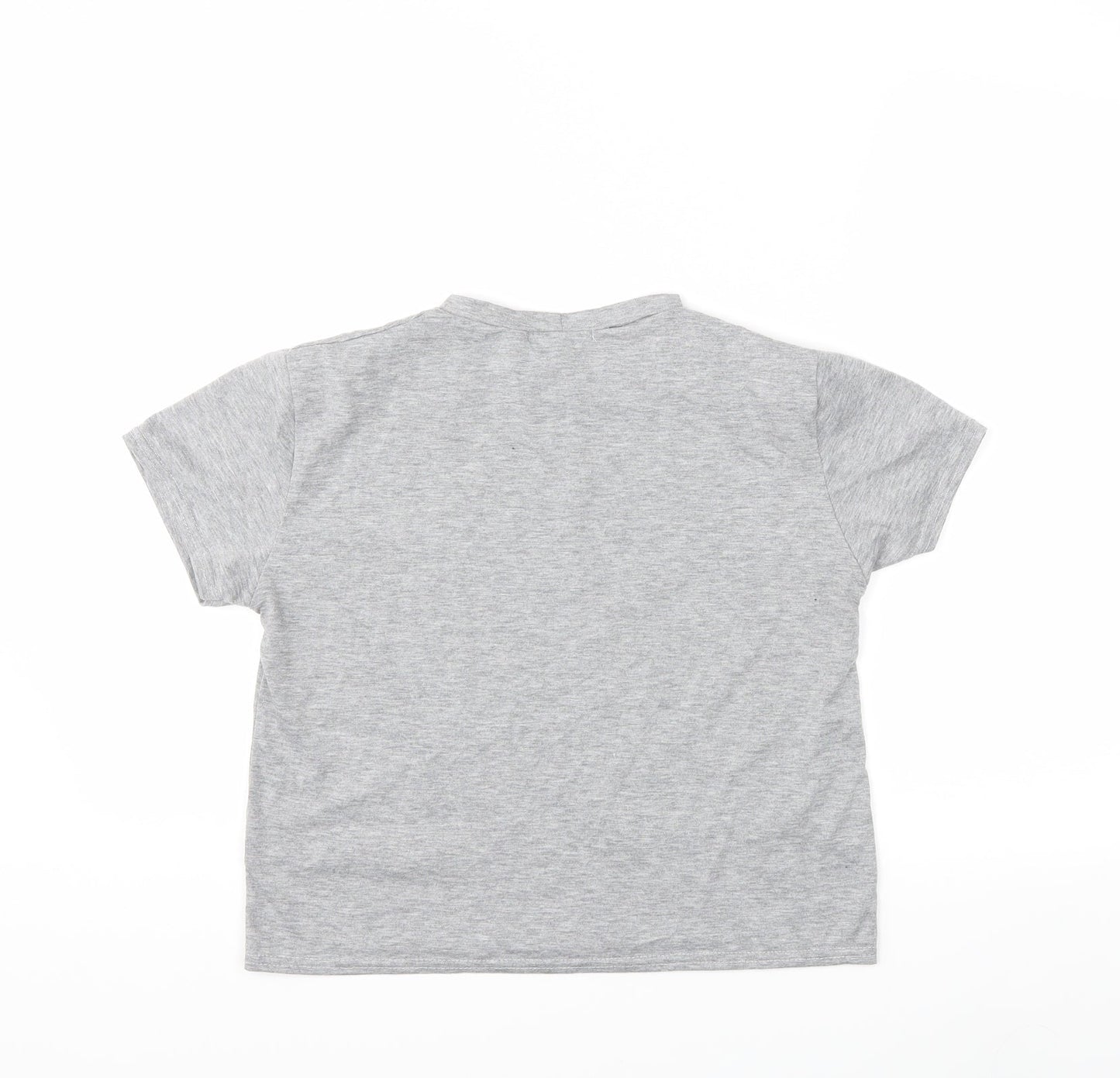 Womens UK Size 8 In the Style Grey Basic T-Shirt