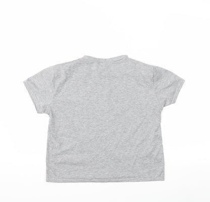 Womens UK Size 8 In the Style Grey Basic T-Shirt
