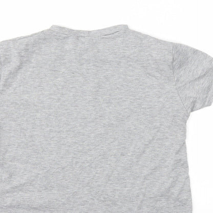 Womens UK Size 8 In the Style Grey Basic T-Shirt