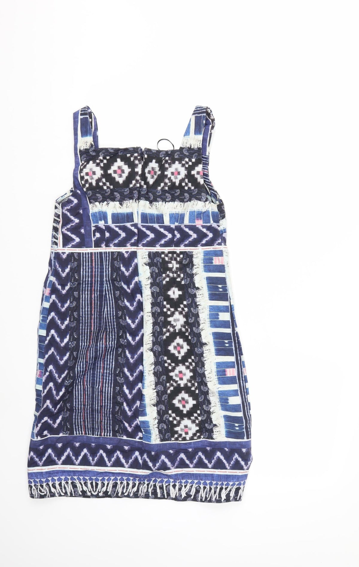 Warehouse Womens Blue Striped  Shift  Size 10