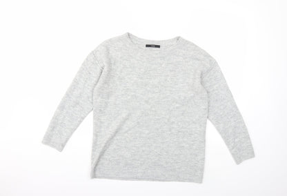 George Womens Grey  Knit Pullover Jumper Size 12