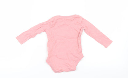 F&F Girls Pink   Babygrow One-Piece Size 3-6 Months