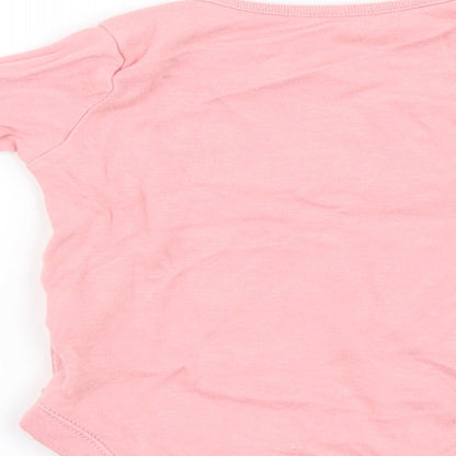 F&F Girls Pink   Babygrow One-Piece Size 3-6 Months