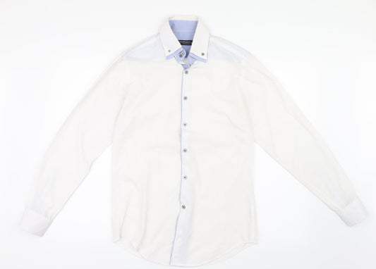 Twisted Soul Mens White    Button-Up Size S