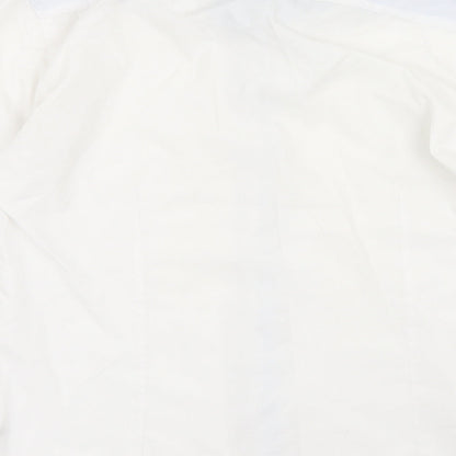 Mens UK Size S Twisted Soul White  Button-Up Long Sleeve Casual Shirt