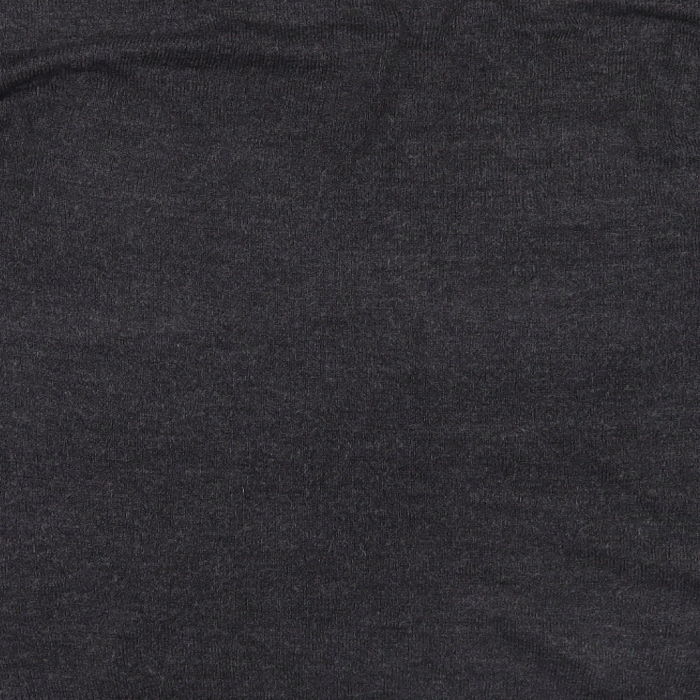 Easy Mens Grey  Knit Pullover Jumper Size M