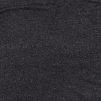 Easy Mens Grey  Knit Pullover Jumper Size M