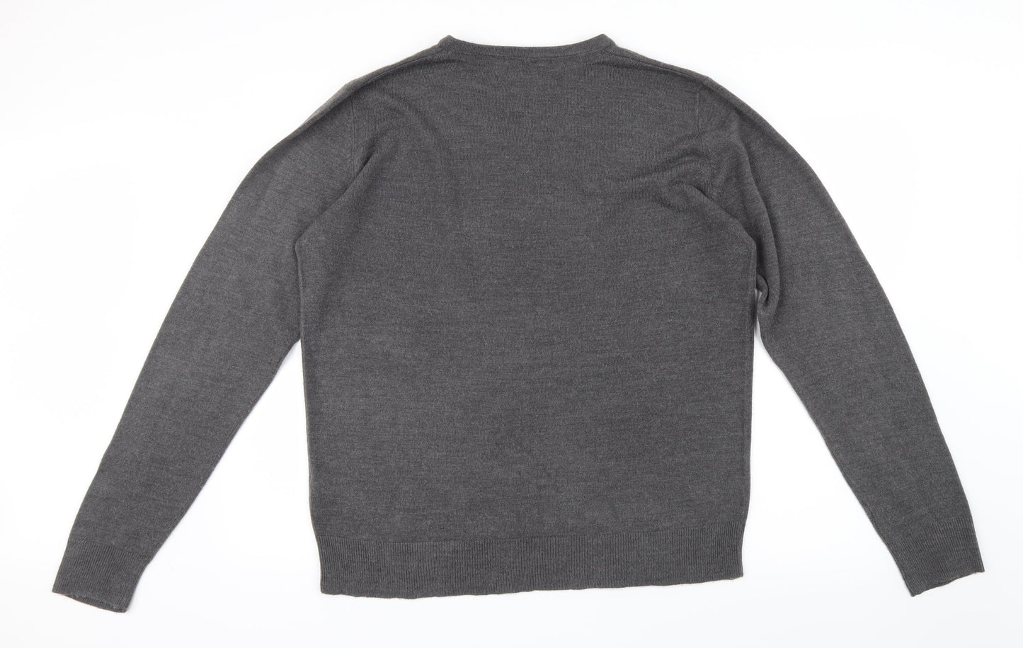 Burton Mens Grey  Knit Pullover Jumper Size L