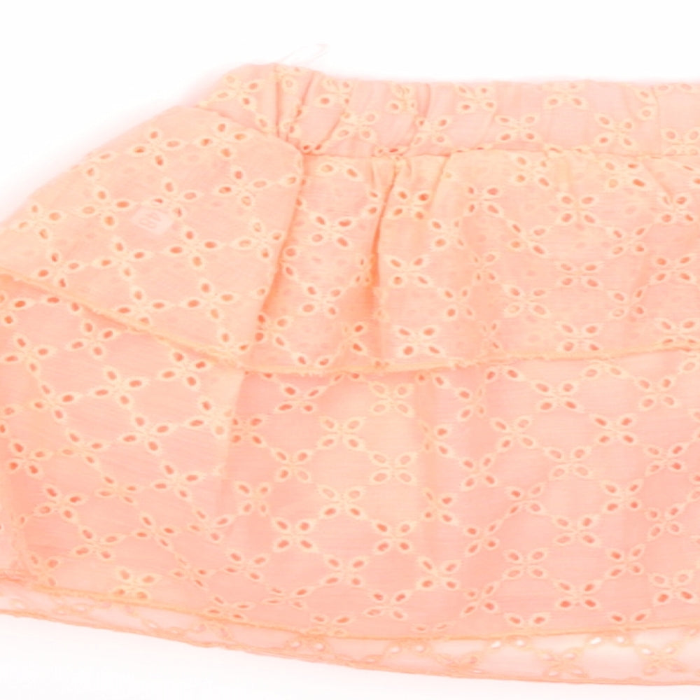 Baby Club Girls Orange   A-Line Skirt Size 12 Months