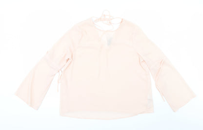 New Look Womens Orange   Tunic Blouse Size 14