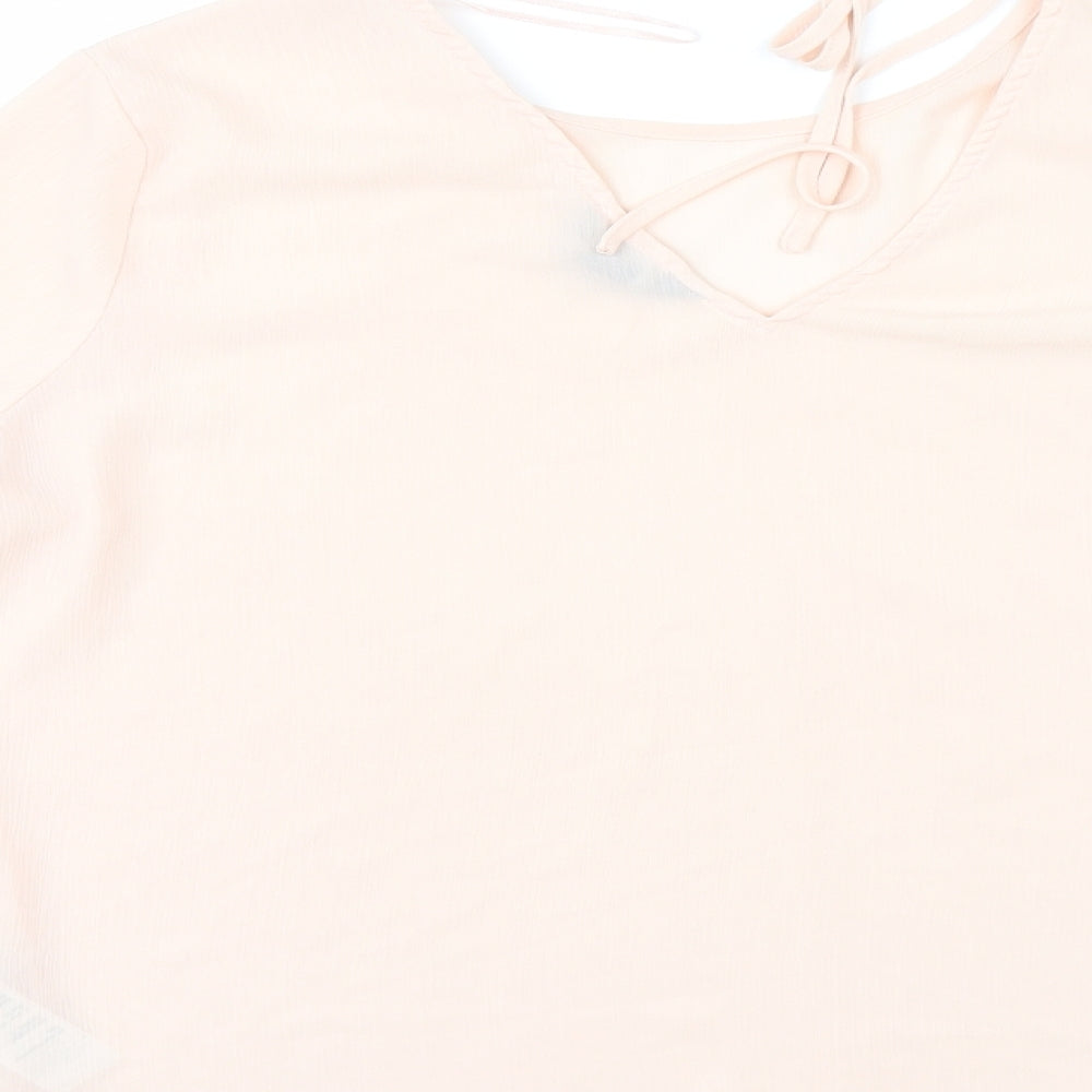 New Look Womens Orange   Tunic Blouse Size 14