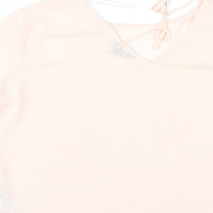 New Look Womens Orange   Tunic Blouse Size 14