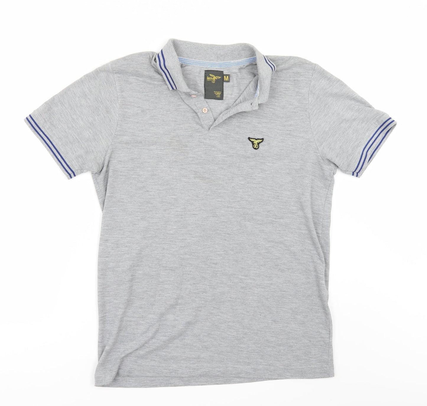 Le Breve Mens Grey    Polo Size M
