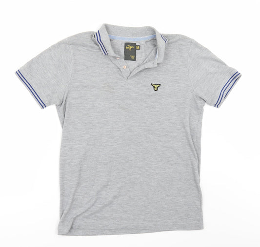 Le Breve Mens Grey    Polo Size M