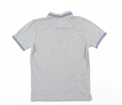 Le Breve Mens Grey    Polo Size M