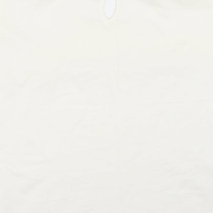 TU Womens Ivory   Basic T-Shirt Size 2