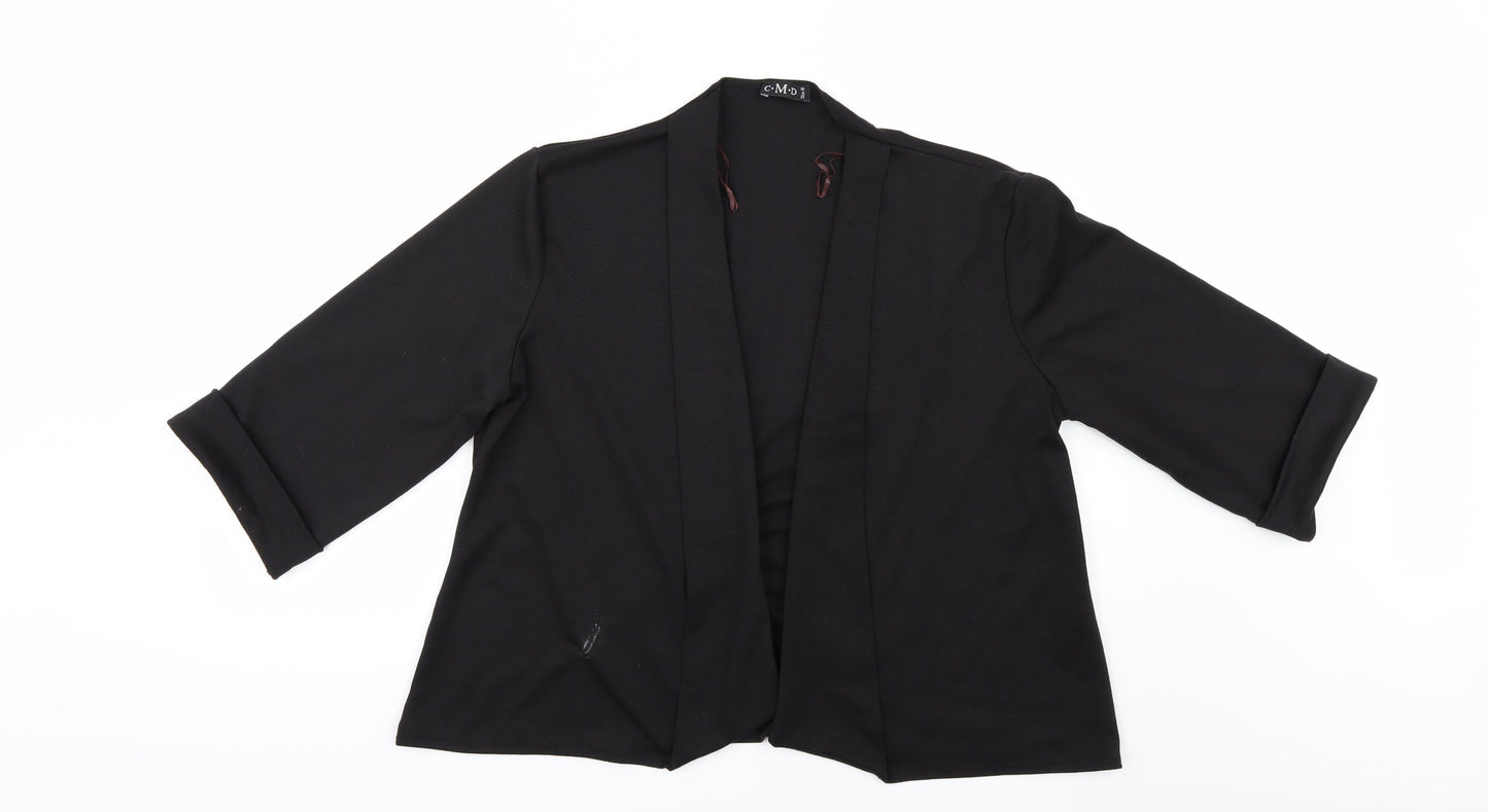 Womens UK Size 18 C.M.D Black Jacket