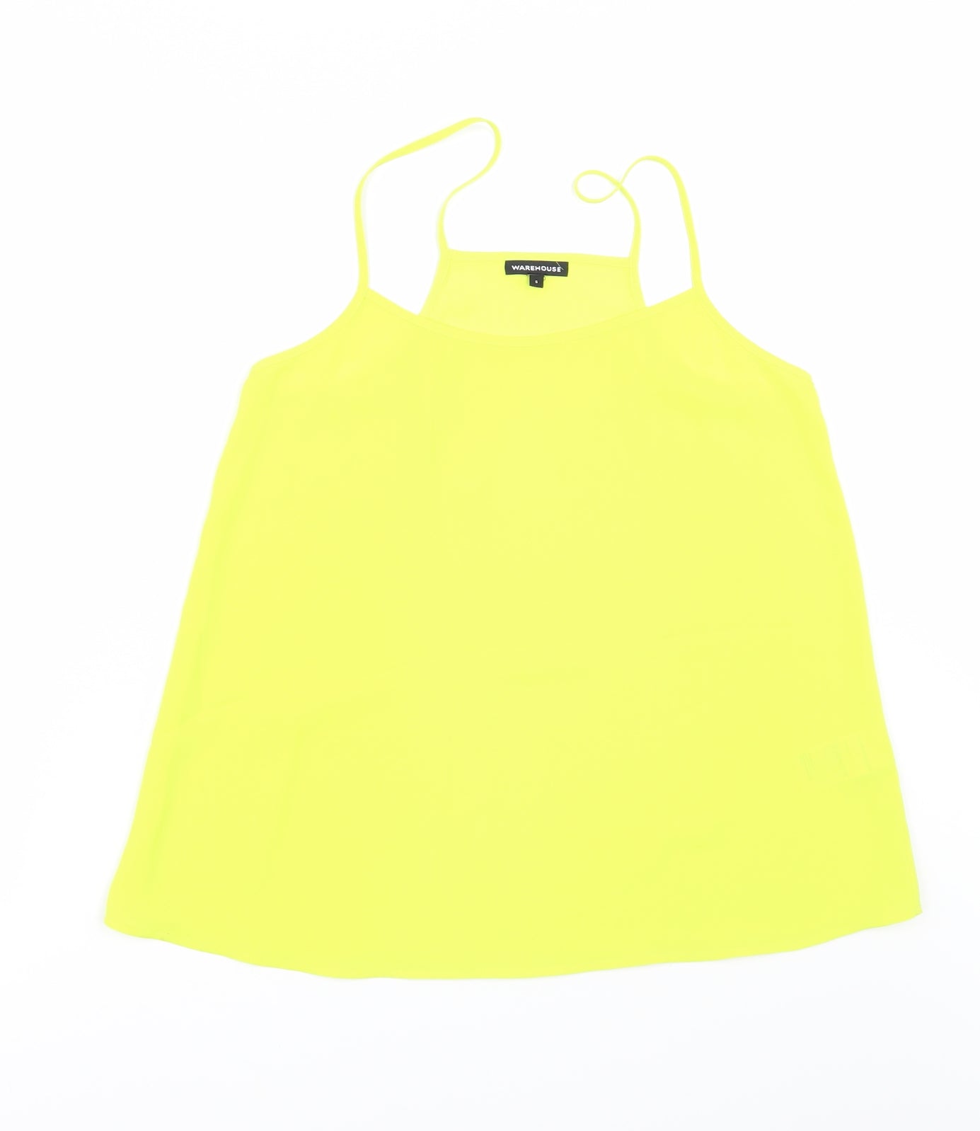 Womens UK Size S Warehouse Yellow Camisole Blouse