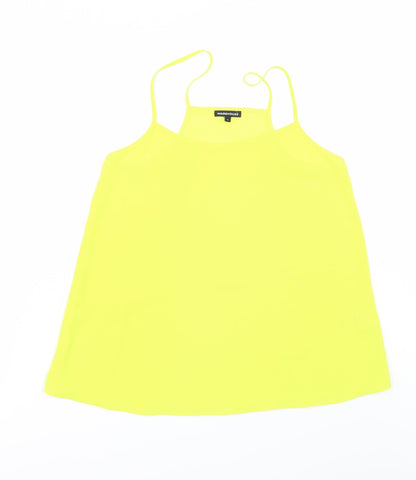 Womens UK Size S Warehouse Yellow Camisole Blouse