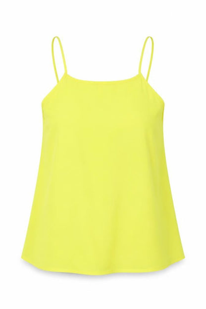 Womens UK Size S Warehouse Yellow Camisole Blouse