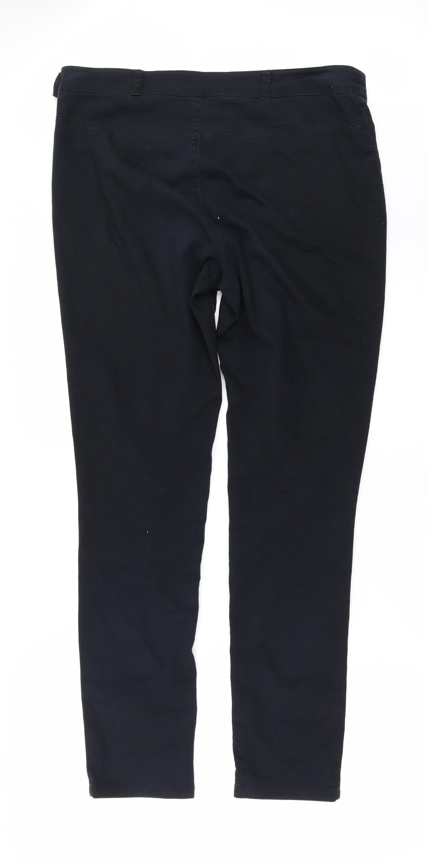 Womens UK Size 14 Dorothy Perkins Regular Fit  Black Trousers