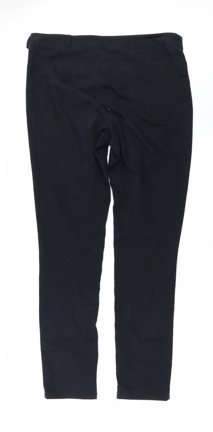 Womens UK Size 14 Dorothy Perkins Regular Fit  Black Trousers
