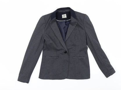 TU Womens Blue Striped  Jacket  Size 10