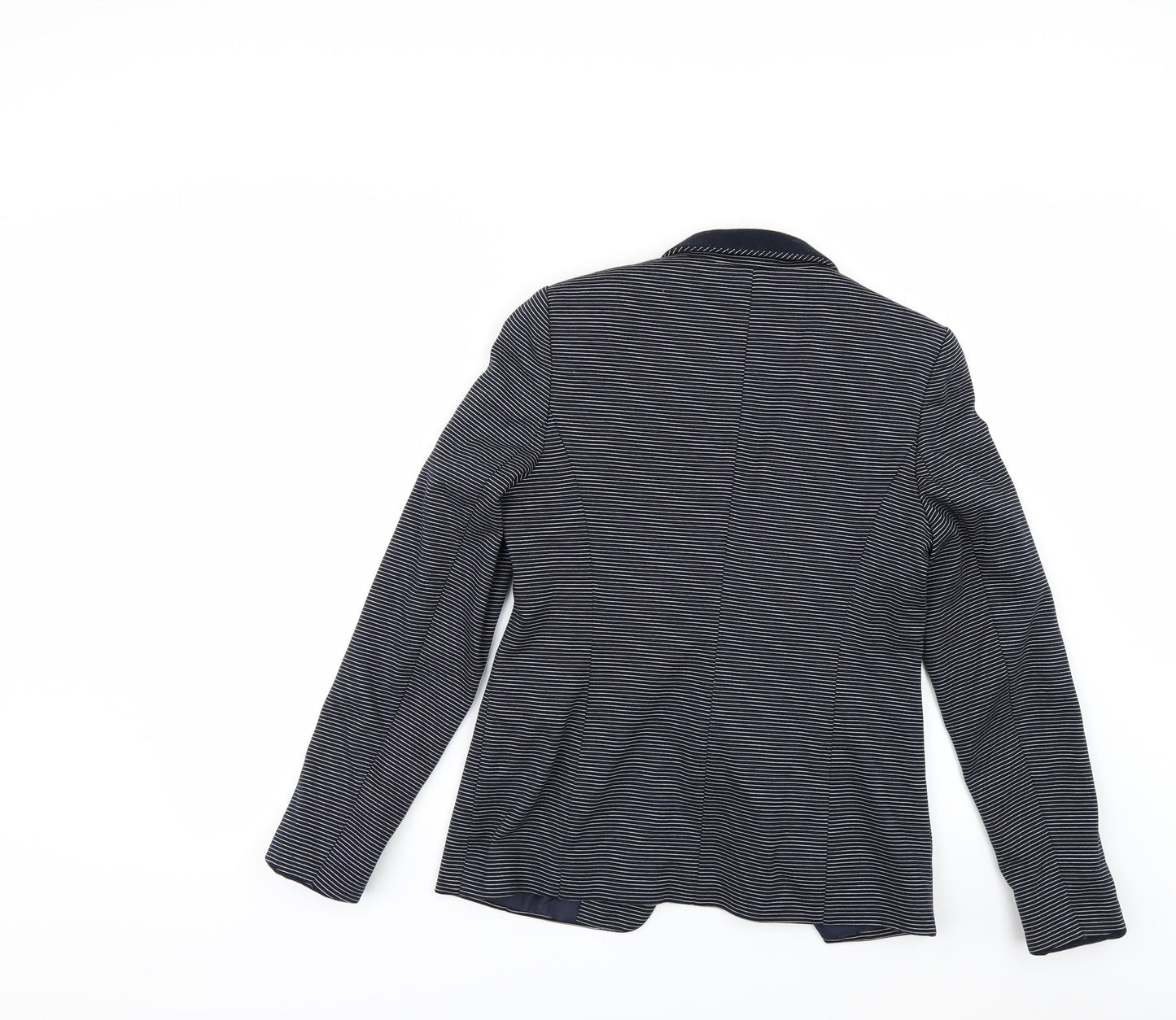 TU Womens Blue Striped  Jacket  Size 10