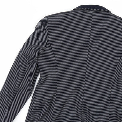 TU Womens Blue Striped  Jacket  Size 10