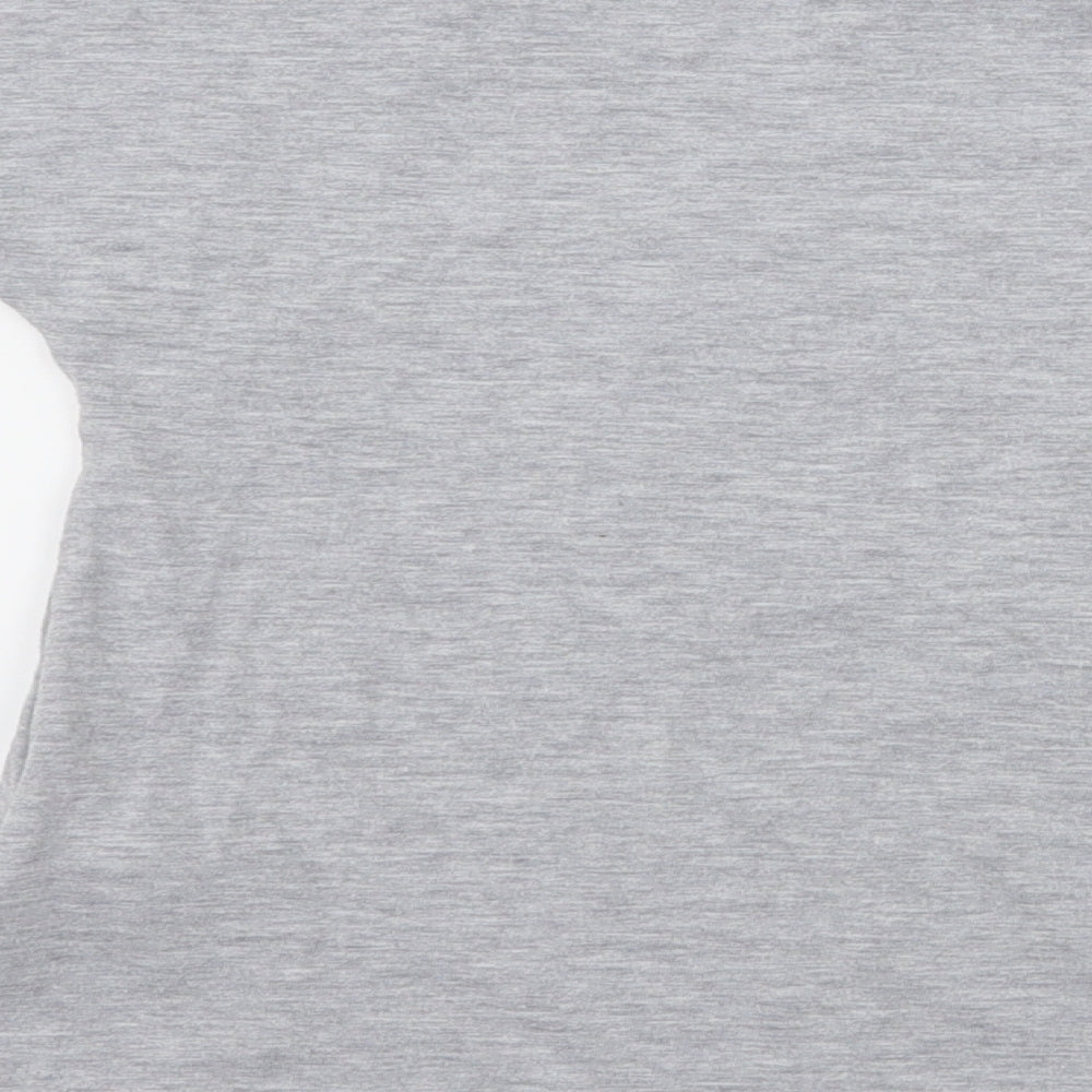 F&F Girls Grey  Jersey Basic T-Shirt Size 5-6 Years