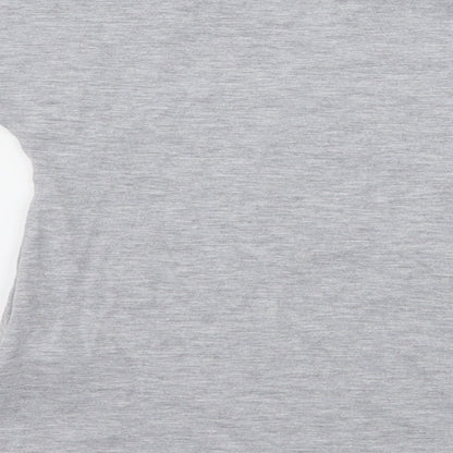 F&F Girls Grey  Jersey Basic T-Shirt Size 5-6 Years
