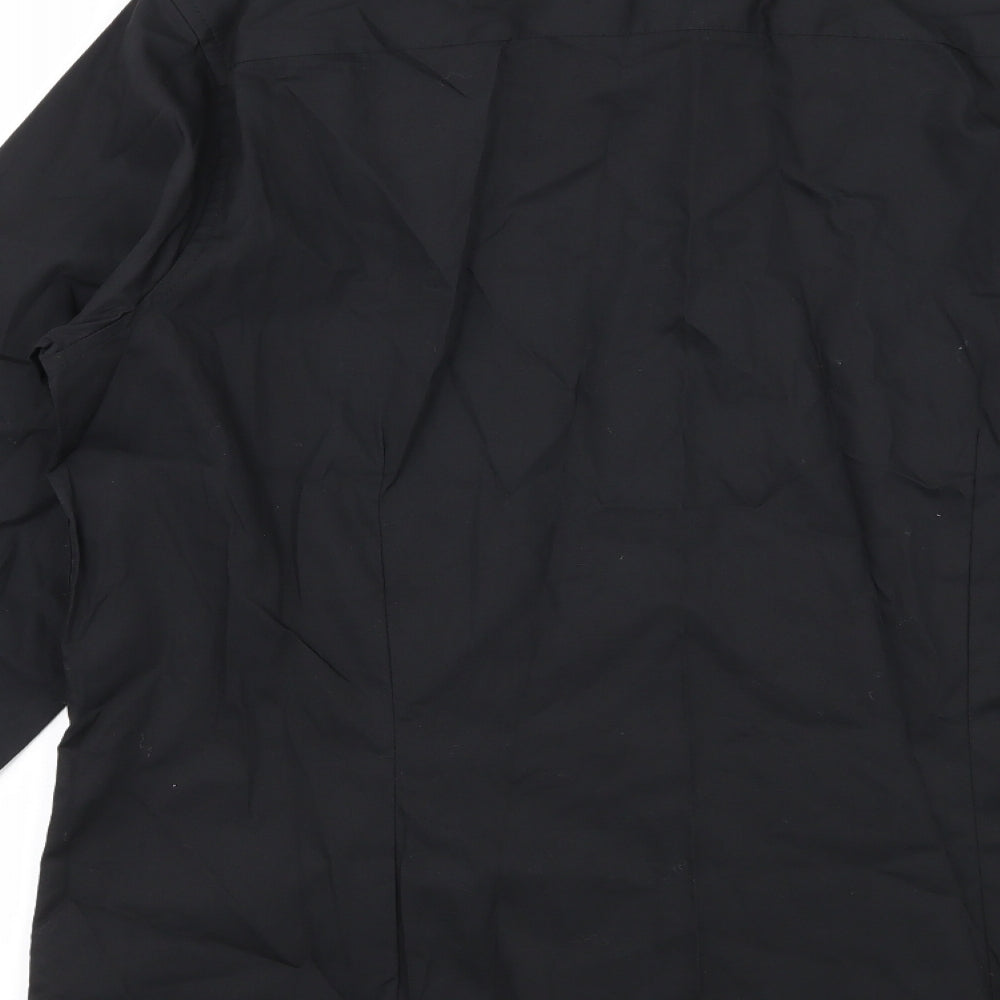 F&F Mens Black    Button-Up Size M