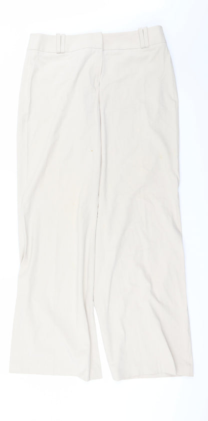 Womens UK Size 12 NEXT Regular Fit  Beige Trousers